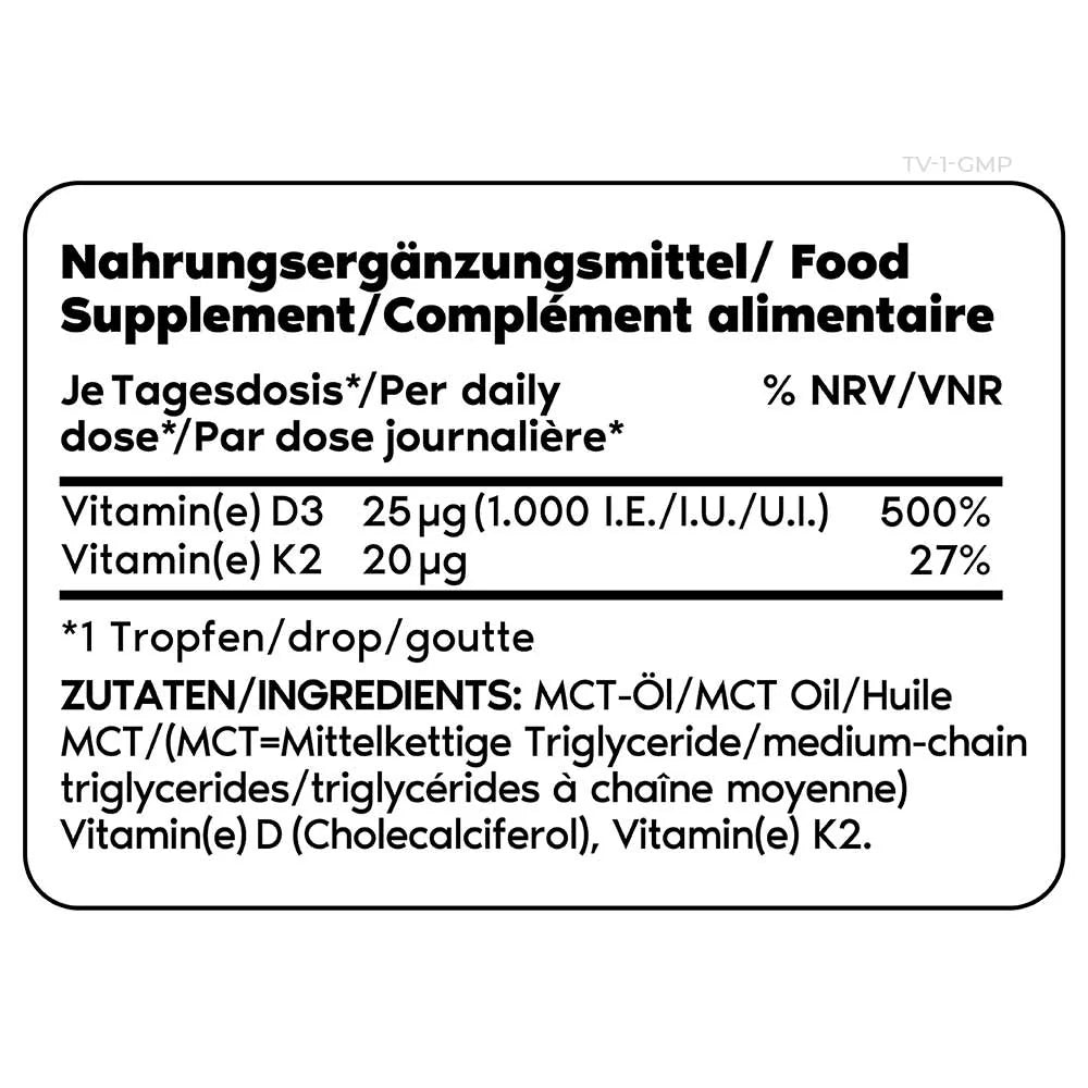 Supplement facts per serving